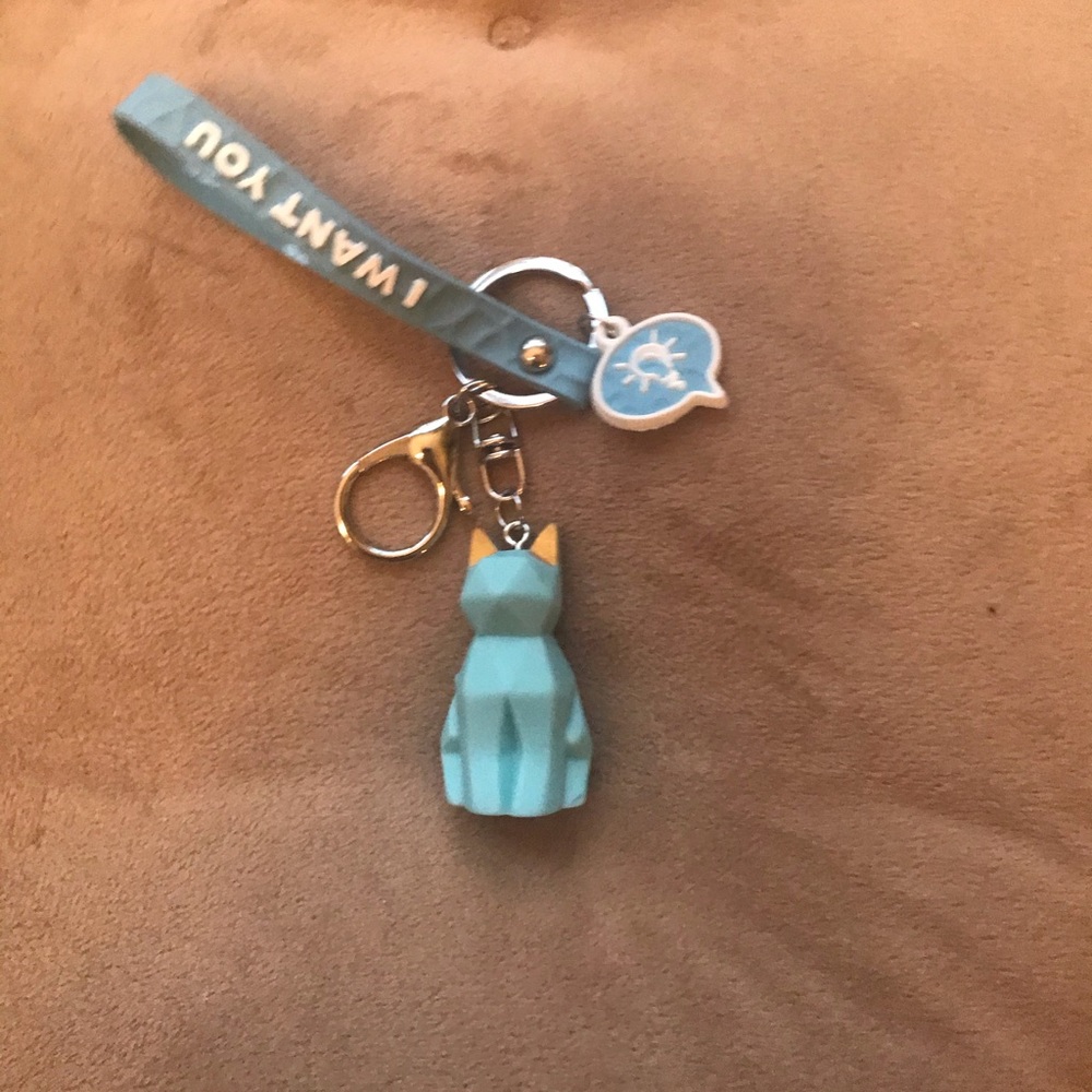 Cute Kitty Keychain or Bag Charm